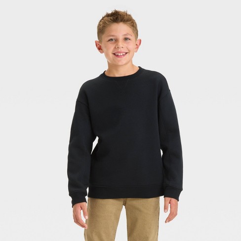 Boys Fleece Crewneck Pullover Sweatshirt Cat Jack Target