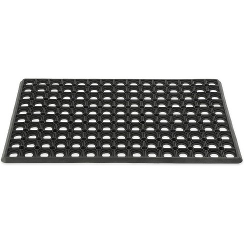 staart Kosten Bladeren verzamelen Juvale Black Rubber Welcome Door Mat Nonslip Indoor Outdoor Doormat (23.5 X  15.75 Inches) : Target