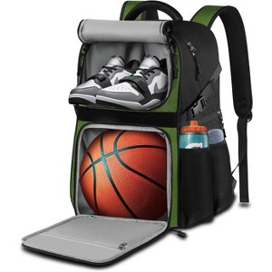 Basketball Bag Backpack with Separate Ball Pocket and Shoe Compartment, Large Capacity Sports Gym Bag - 1 of 4