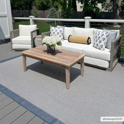 Hauteloom Aleid Blue Area Rug