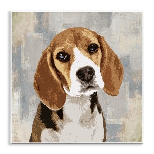 Stupell Industries Pet Beagle Patiently Waiting, 12" x 12" - 1 of 4