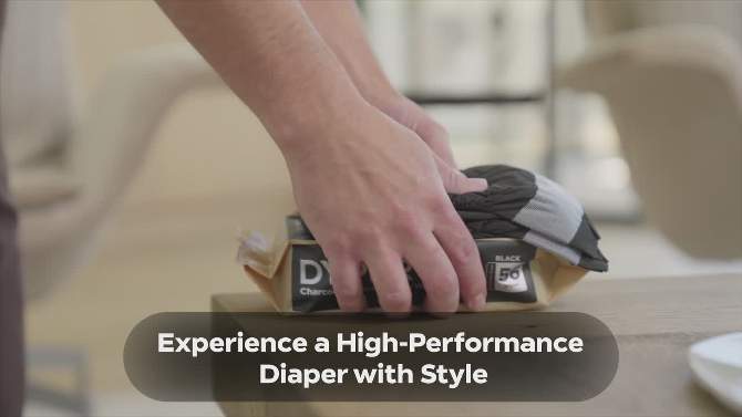  DYPER Charcoal Enhanced Diapers, 2 of 9, play video