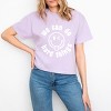Simply Sage Market S.W.Smiley We Can Do Hard Things Smiley Face Boxy Crop Top - 2 of 4