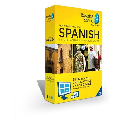 Rosetta Stone Home/office Software 12 Month Spanish Latin America