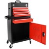 Rolling Tool Chest, 5 Drawers Tool Chest, Tool Box With Wheels, High Capacity Tool Chest Organizer With Key Locking for Garage, Warehouse - 3 of 4