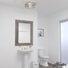 Hunter Fans 13.5" Gablecrest Ceiling Light Distressed White Finish - 2 of 2