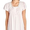 Casual Nights Women's Flowery Short Sleeve Nightgown - 4 of 4