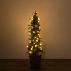 49"H Sullivans Artificial Medium LED Pine Christmas Tree Planter, Green, Indoor Christmas Decor - 4 of 4