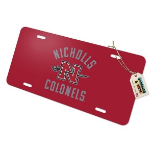 Nicholls State University Colonels Logo Novelty Metal Vanity Tag License Plate - 1 of 4