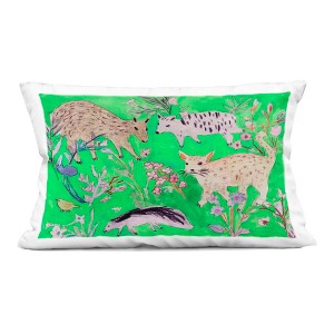 Stupell Industries Quirky Meadow Wildlife Indoor Decorative Throw Pillow, 14 x 20 - 1 of 3