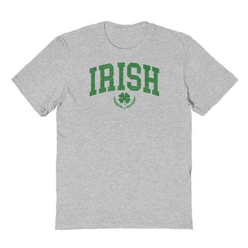 Rerun Island Men's Irish Collegiate 02 Short Sleeve Graphic Cotton T-Shirt, 1 of 2