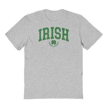 Rerun Island Men's Irish Collegiate 02 Short Sleeve Graphic Cotton T-Shirt
