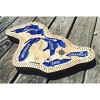 Creative Design - Handmade Wooden Michigan Cribbage Board with Great Lakes - 4 of 4