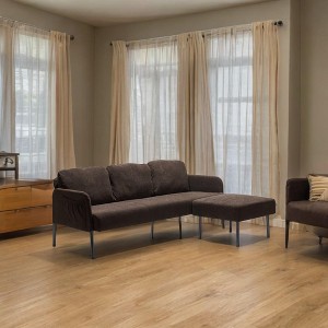 CAVINAS Comfy Sofa Upholstered Fabric Small Couches for Bedroom, Apartment, Living Room - 1 of 4