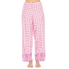Casual Nights Women's Long Sleeve Rayon Button Down Pajama Set - 4 of 4