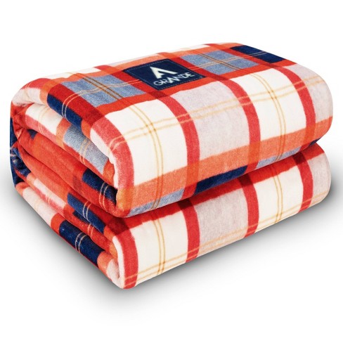 Red and blue discount throw