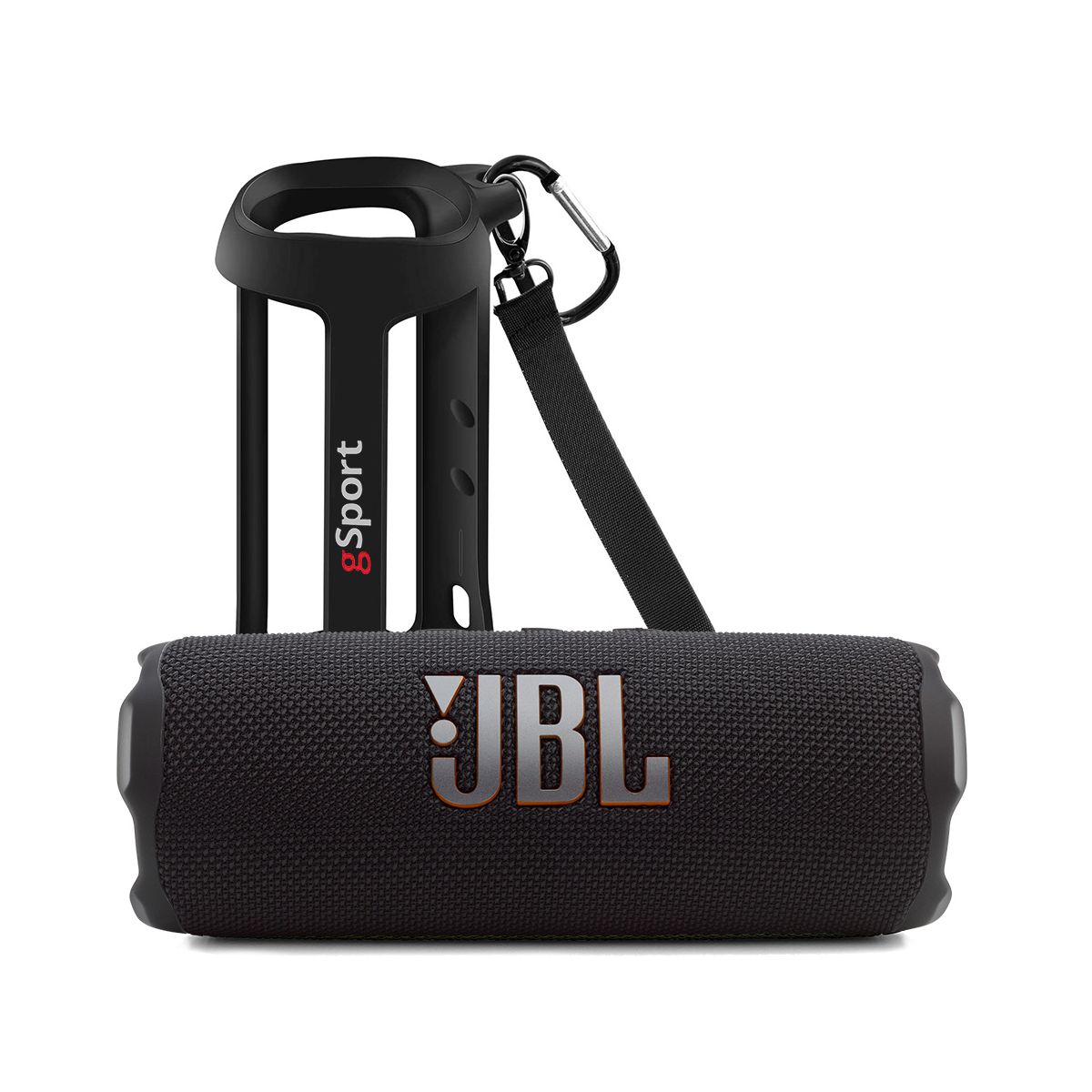 JBL Flip 7 Waterproof Portable Speaker Bundle with gSport Silicone Sleeve