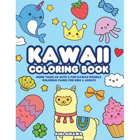 15 Cute Coloring Books For Adults Kawaii ideas  cute coloring pages,  coloring books, coloring pages
