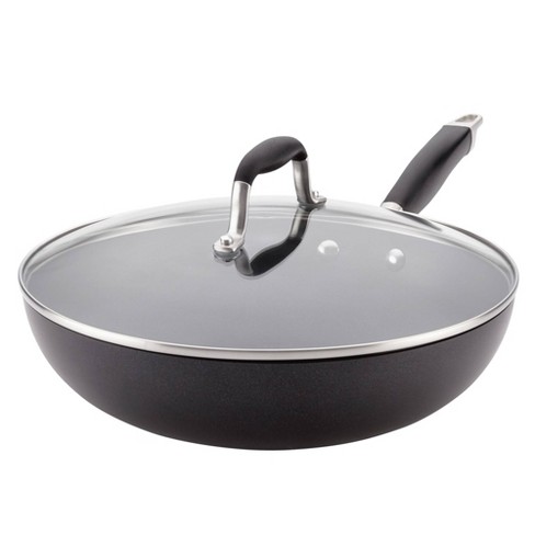 Anolon x Hybrid Nonstick Induction Stir Fry / Wok with Lid, 10 inch