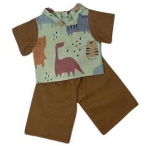 Doll Clothes Superstore Zoo Scrubs Fit 15-16 Inch Baby And Cabbage Patch Kid Dolls - 1 of 4