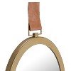Time Out Pendant Mirror 21" Diameter - Gold/Light Brown - Safavieh - 4 of 4