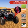 Kids Ride On UTV Car, two-seater with remote control, four-wheel drive off-road capability, spring suspension – a perfect gift for children. - 3 of 4