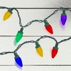 Northlight LED C7 Faceted Christmas Lights - Multi-Color - 20.25' Green Wire - 50ct - 2 of 3
