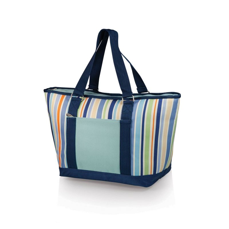 Oniva Topanga 19qt Cooler Tote Bag - Sky Blue with Multi Stripe Pattern, 1 of 8
