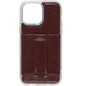 Walli Cases Vivienne Maroon by Chris Loves Julia Phone Case with Wallet and Finger Strap - 1 of 4