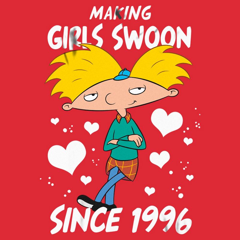 Men's Hey Arnold! Making Girls Swoon Since 1996 T-Shirt, 2 of 6