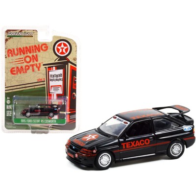 1995 Ford Escort RS Cosworth "Texaco" Black "Running on Empty" Series 13 1/64 Diecast Model Car by Greenlight