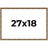 PosterPalooza | Textured Gold Picture Frame - UV Acrylic, Backing Board, Hanging Hardware Included - 3 of 4