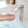 ChicFurnit Bathroom Sink Faucet Single Handle Basin Faucet for Trendy Bathroom Sinks, Silver, 16.9"*9.1"*3.3" - 2 of 4