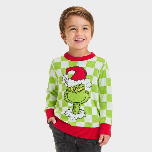 Boys grinch sweatshirt on sale