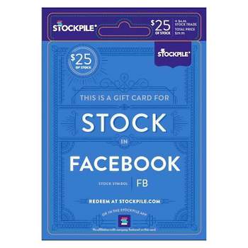 Stockpile Facebook $25