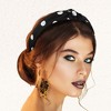 Unique Bargains Women's Polka Dot Knotted Headband 1 Pc - 4 of 4