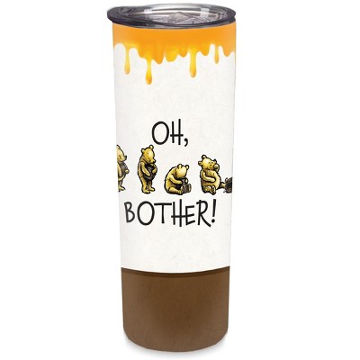 Elanze Designs Oh Bother Honey Pooh 20 ounce Stainless Steel Travel Tumbler