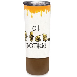 Elanze Designs Oh Bother Honey Pooh 20 ounce Stainless Steel Travel Tumbler - 1 of 4