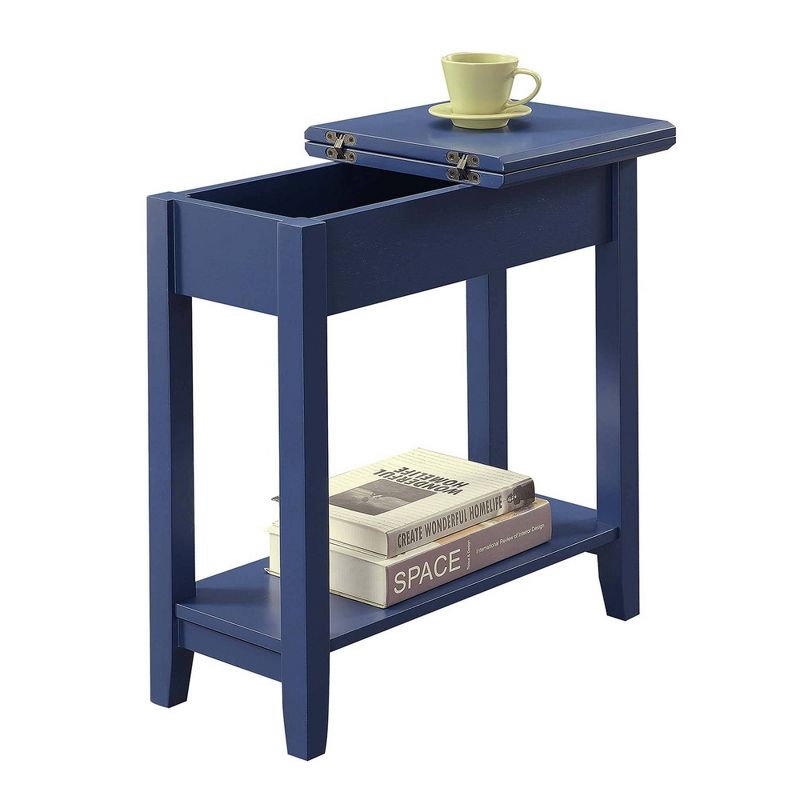 Breighton Home Harper End Table with Flip Top Storage and Lower Shelf, 4 of 5