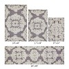 Medallion Collection 4 Piece 100% Cotton Tufted Bathroom Rug Set  with Non-Slip Backing, Machine Washable, Tumble Dry Bath Mat - 2 of 4