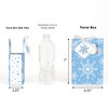 Big Dot of Happiness Blue Snowflakes - Winter Holiday Party Favor Boxes - Set of 12 - 2 of 4