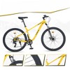 Infurnic Bicycles, 27.5 Inch Mountain Bike for Men Women Boys and Girls, 21-Speed Mountain Bike, Yellow, 68.5"*27.1"*40.55" - 4 of 4