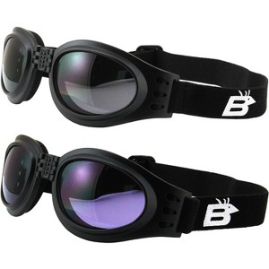 2 Pairs of Birdz Eyewear Parrot Safety Goggles with Purple, Smoke Lenses - 1 of 4