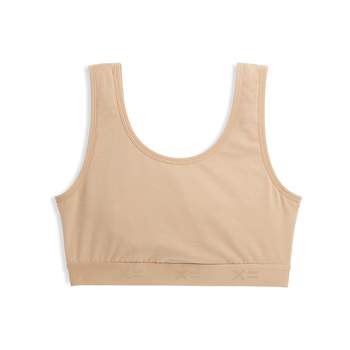 Tomboyx Adjustable Compression Bra, Full Coverage Medium Support Chai Small  : Target