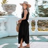 Women's Scoop Neck Side Slit Maxi Dress - Cupshe - 3 of 4