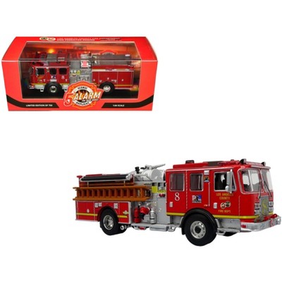 KME Predator Fire Engine #8 "LAFDt" Red "5 Alarm" Series Limited Edition to 750 pieces 1/64 Diecast Model by Iconic Replicas