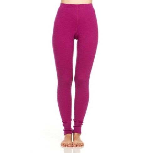 Minus33 Merino Wool Midweight - Franconia Women's Base Layer Bottom 100%  Merino Wool Radiant Violet XS