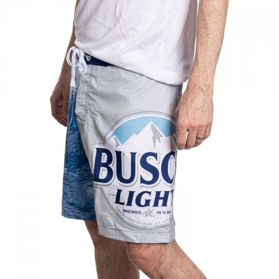 Busch Mens Busch Light River Wild Board Shorts - Medium — фото 3
