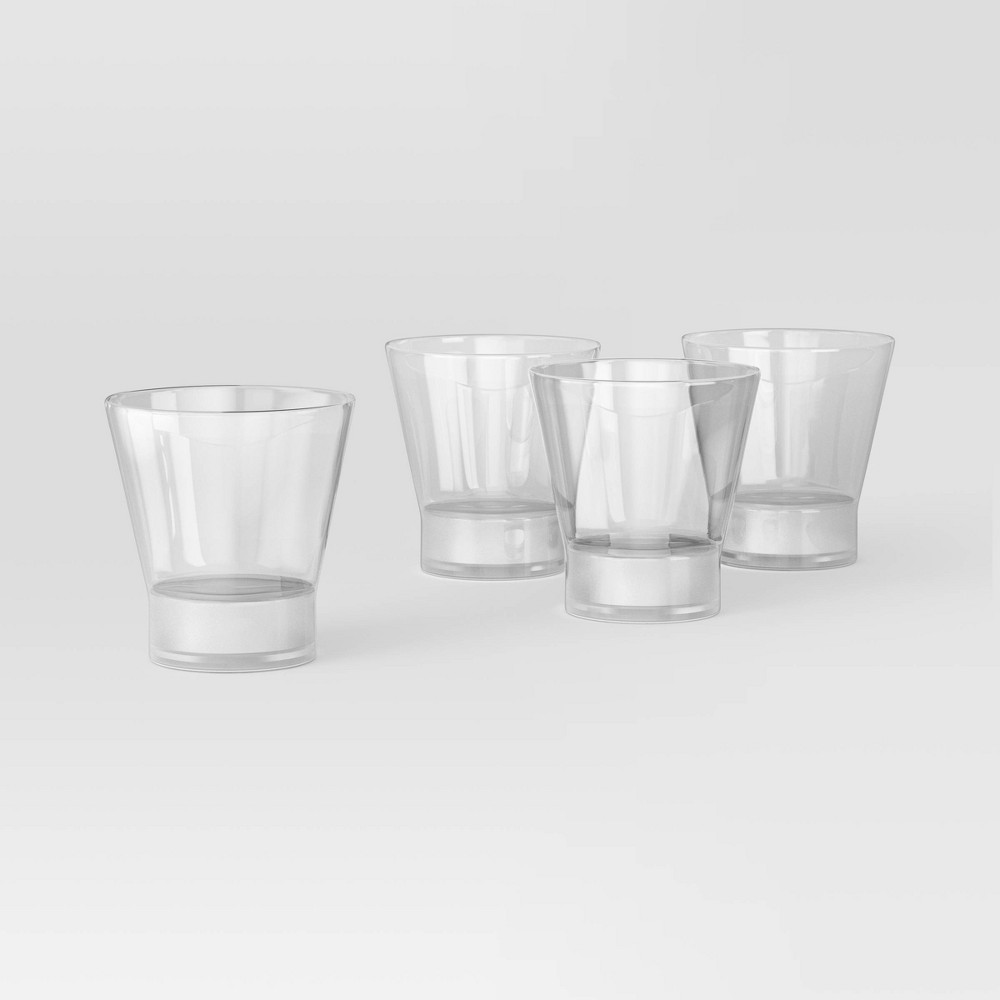 Photos - Glass 4pk Entertaining Martini Short Cocktail  Set - Threshold™