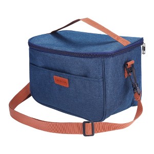 REGALWOVEN Leakproof Insulated Reusable Adjustable Shoulder Strap Lunch Bag 10.2 x 6.7 x 7.1 Inches - 1 of 4
